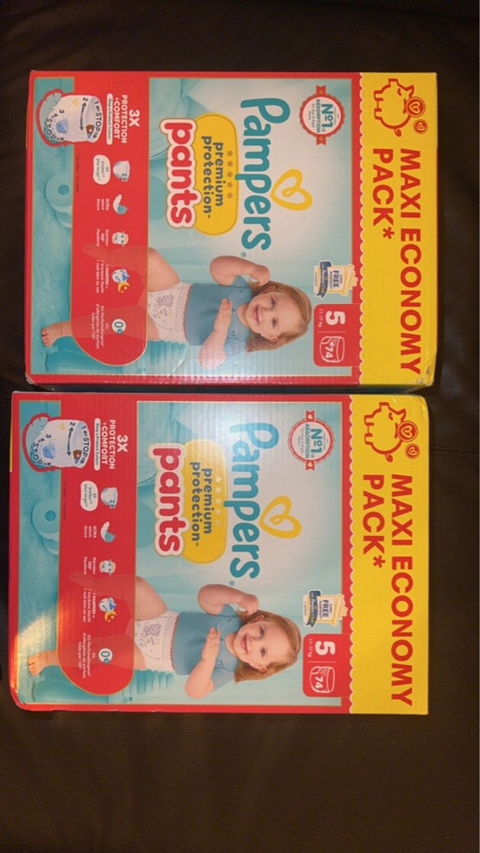Couche Pampers taille 5