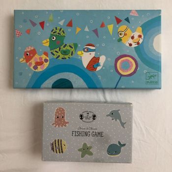 Lot de 2 jeux pêche à la ligne  Djeco sostrene Grene