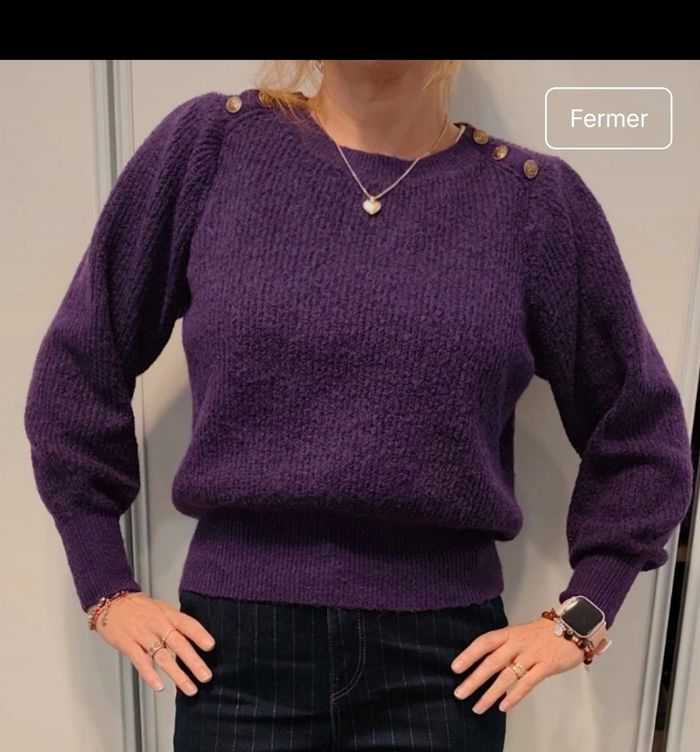 Pull mauve grain de malice S