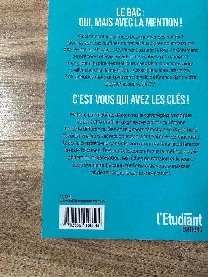 Livre «Cartonnez au bac» Édition L’Étudiant - photo numéro 5
