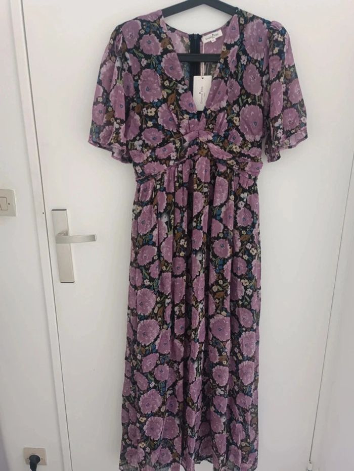 Robe longue fleurs cérémonie Taille M Emma & Ella Neuf avec étiquette - photo numéro 3