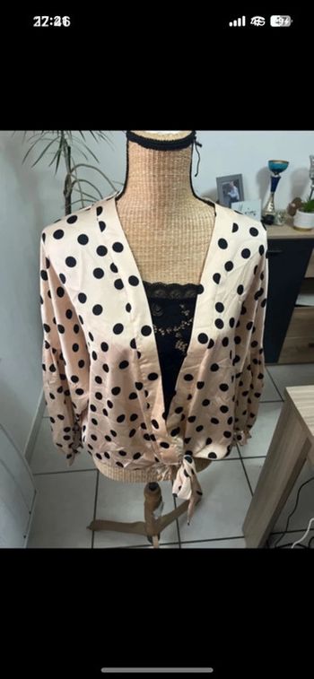 Blouse à dentelle briefly