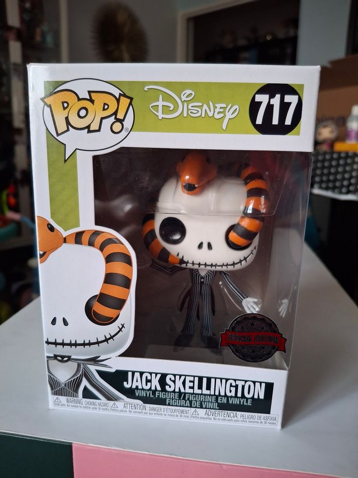 Funko pop Jack Skellington with snake spécial edition