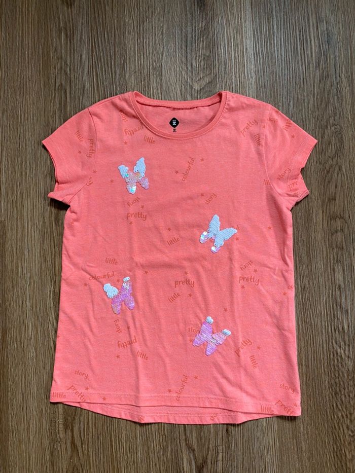 Tee shirt Sequins Z 6 ans fille