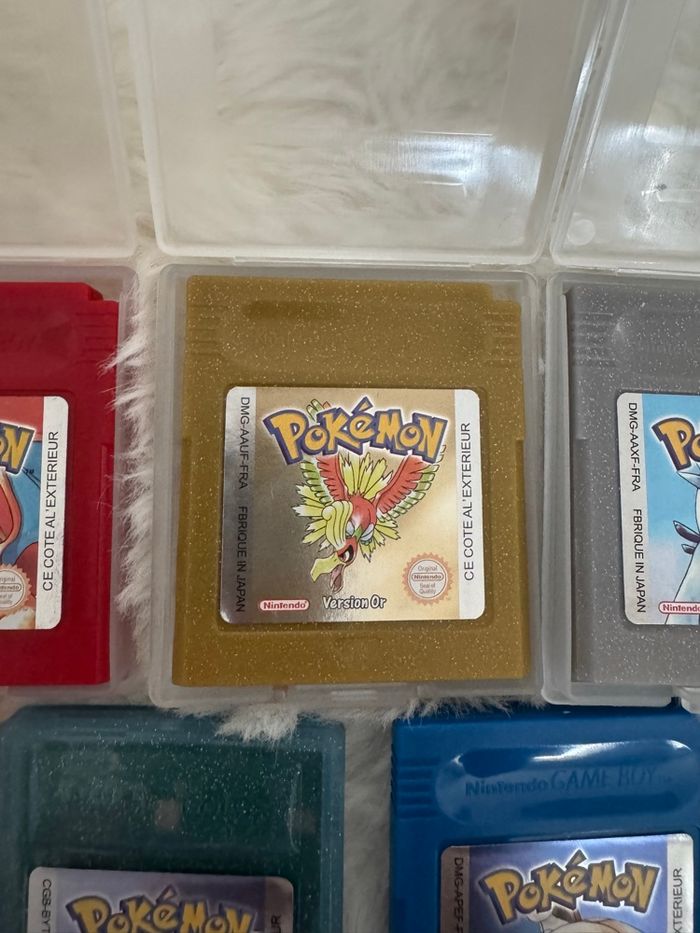 Lot complet 7 jeux Pokémon – Game Boy & Game Boy Color – Version FR - photo numéro 6