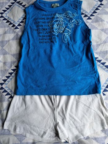 Ensemble garçon 2-3 ans short débardeur Tex Kids