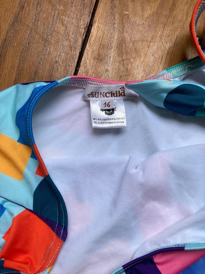 Maillot de bain 1 pièce Sunchild - 16 ans - Imprimé graphique 🎨 - photo numéro 3
