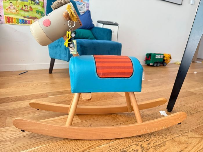 Cheval a bascule en bois Moulin Roty