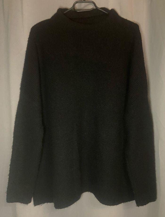 Pull en laine noir