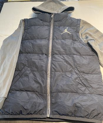 Blouson Bleu Gris Jordan Enfant Nike Taille 12/13 ans