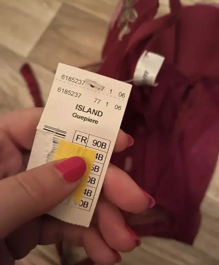 Guêpière porte jarretelle Etam bordeaux sexy - photo numéro 5