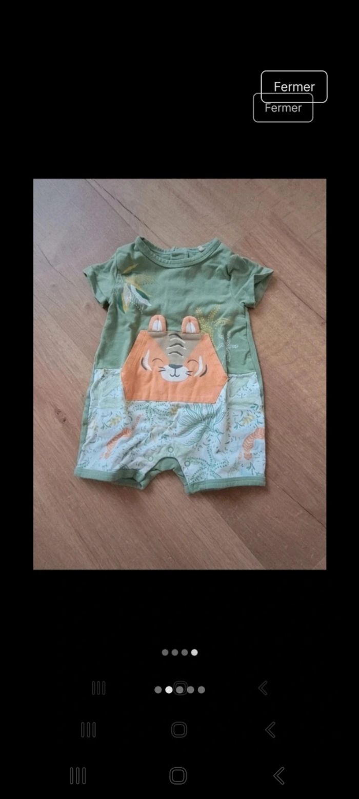 Barboteuse + body - photo numéro 3