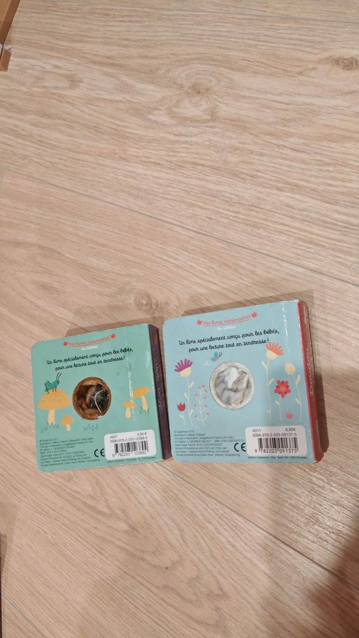 2 livres marionnettes doudou lapin- non non le hérisson - photo numéro 6