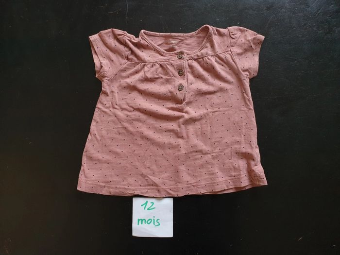 Tee-shirt manches courtes à pois