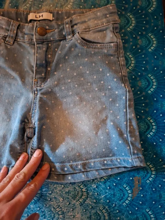 Short jeans 8 ans LH - photo numéro 3