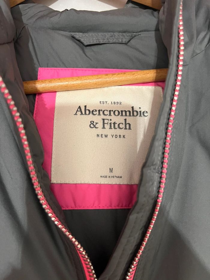 Doudoune grise Abercrombie & Fitch - photo numéro 7