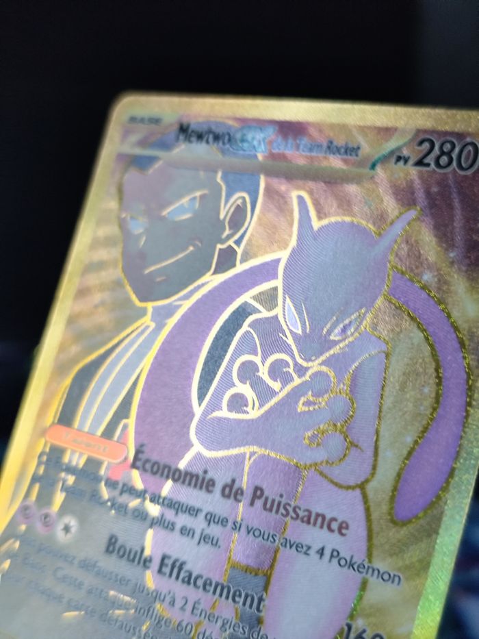 Carte pokémon neuve 🇨🇵 MewTwo Ex de la team rocket 240/182 Rivalités Destinées - photo numéro 4