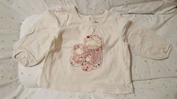 Tee shirt blanc poupées 18 mois