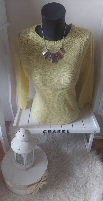 Pull jaune Zara T.L (mais taille M) TBE 🍋