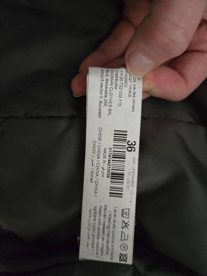 Manteau d’hiver kaki - photo numéro 4
