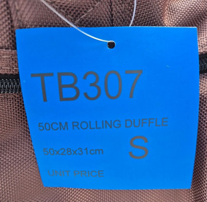 Sac à roulettes marron taille S 50x31x28 cm - photo numéro 5