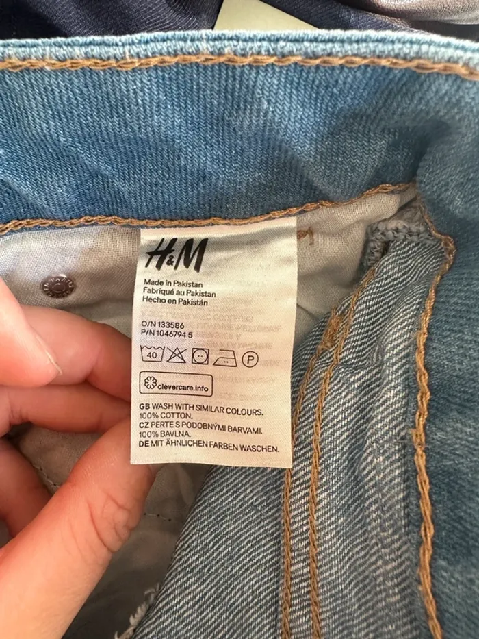 Mini jupe en jean 90’s mini motif fleurs - H&M - photo numéro 5
