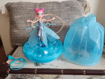 Fée volante crystal avec lumière