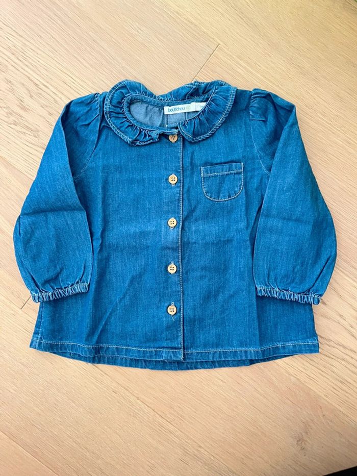 Blouse jean boutchou 9 mois