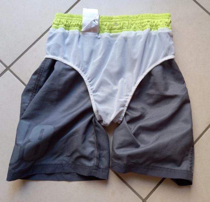 Caleçon de bain vert kaki 12 ans - photo numéro 3