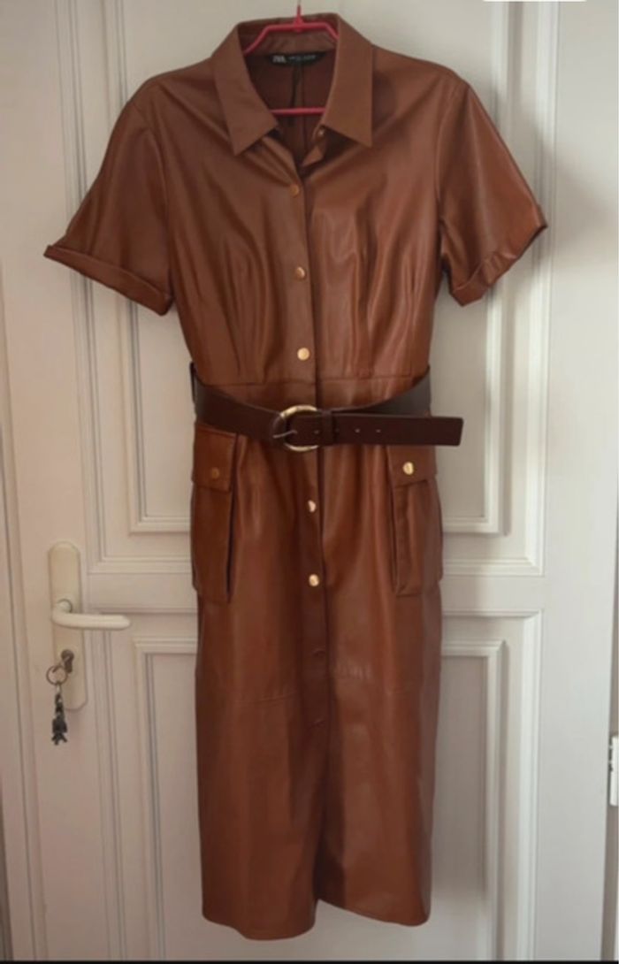 Robe Zara simili cuir