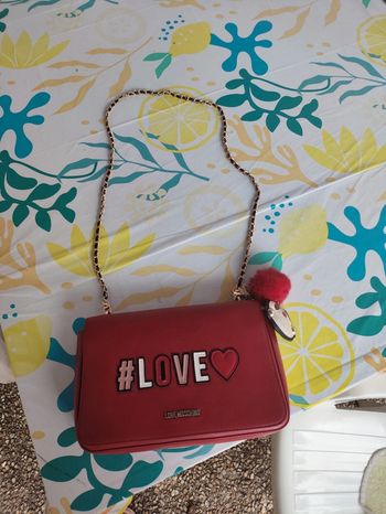Sac Rouge #LOVE moschino