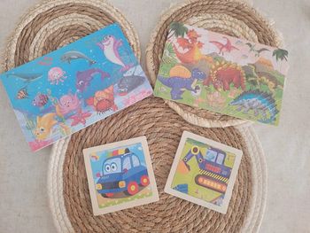 Lot de puzzle en bois