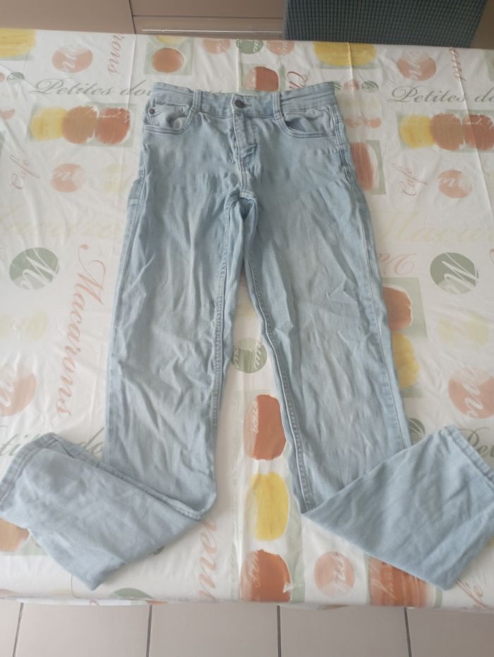 Jean bleu clair skinny Kiabi 12 ans 2€