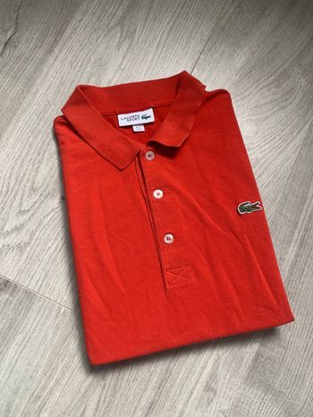 Polo Lacoste rouge- homme