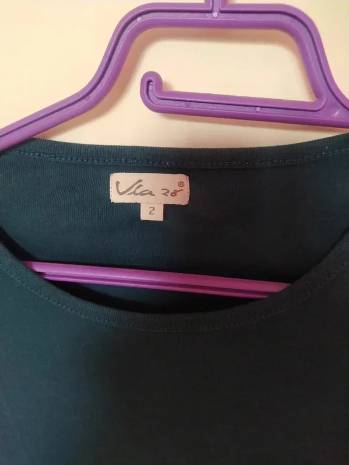 373- t-shirt manche longue, Taille S, Via 28 - photo numéro 3