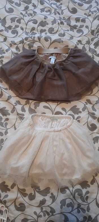 2 jupes tutu 12 mois