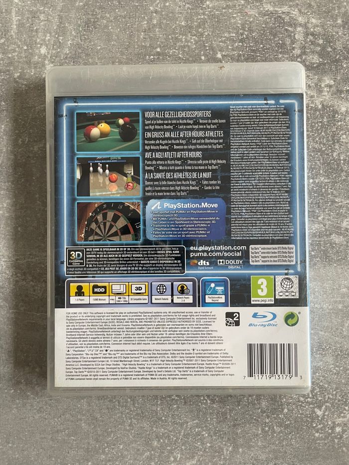 Jeu pour Sony PS3, Puma after hours athletes en français. - photo numéro 3