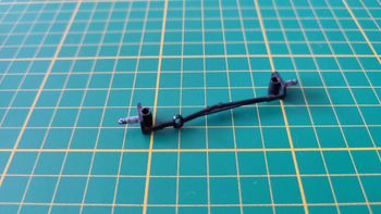 Axe de roue avant pièce détachée miniature Bburago Burago Chevrolet Corvette 1957 1/24 1/24e 1/24ème