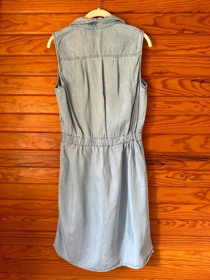 Robe débardeur coton denim - photo numéro 2