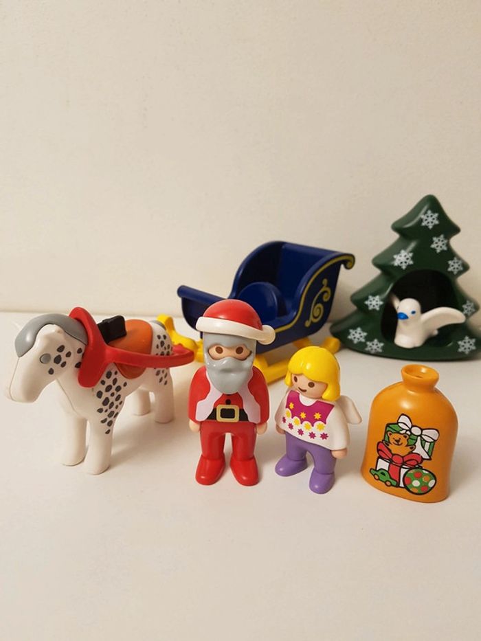 Traineau, père-noël, ange et sapin Playmobil 123 junior - photo numéro 3