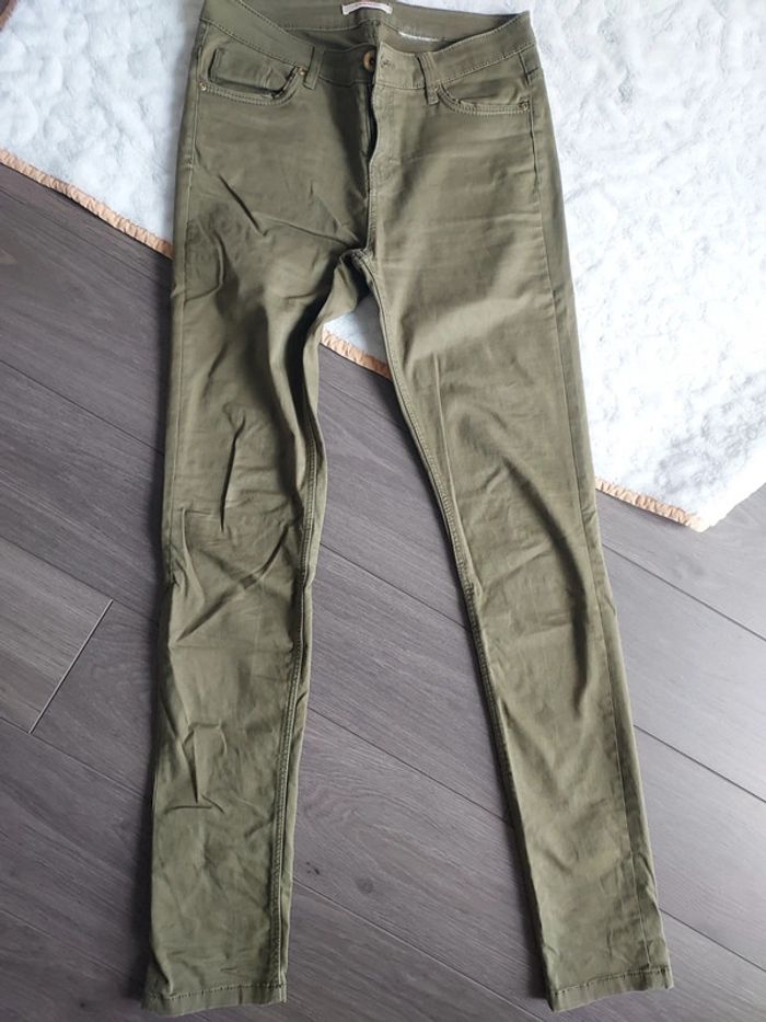 Pantalon kaki Camaieu