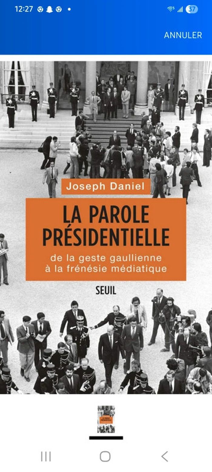 La parole présidentielle. - photo numéro 5