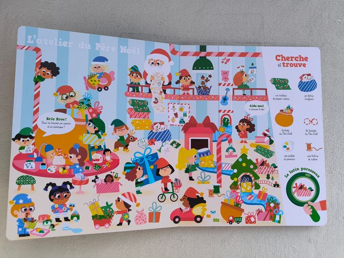 Livre Cherche et trouve la magie de Noël Gründ - photo numéro 5