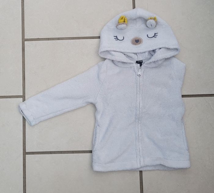 Gilet zippé 4-5 ans