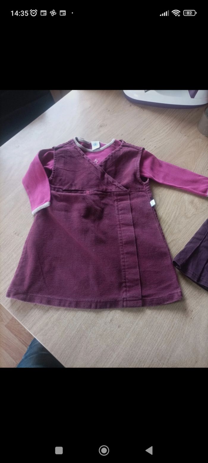 Ensemble 3 pièces Robe t shirt jupe 2 ans - photo numéro 5