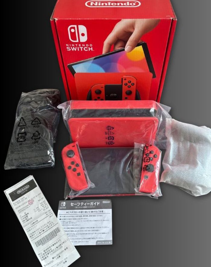 Nintendo Switch oled rouge - photo numéro 2