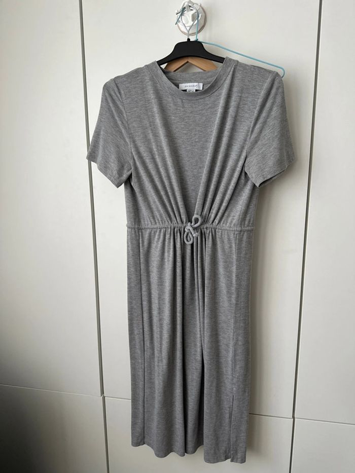 Robe longue grise