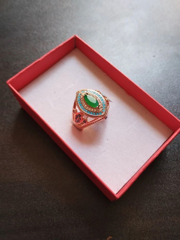 Bague vintage Marquise avec coffret cadeau - photo numéro 3