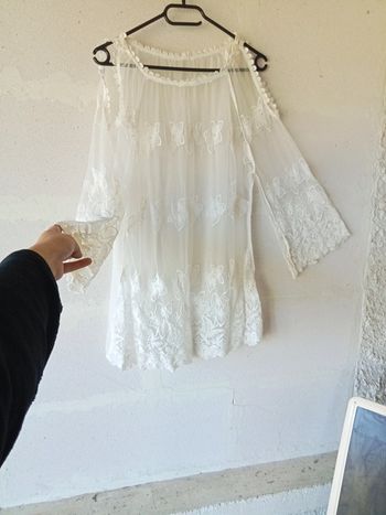 Jolie blouse tunique voilage