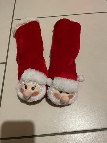 Chaussette polaire noel